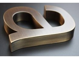 fabricate3D metal fabrication for signage available from S2K Identity Systems