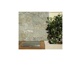 Wall cladding set in stone