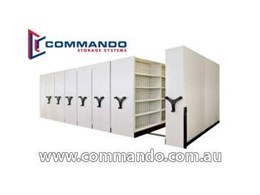 Ezi-Glide Commercial Mobile Shelving from Commando Storage Systems