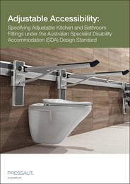 Adjustable accessibility: Specifying adjustable kitchen and bathroom fittings under the Australian Specialist Disability Accommodation (SDA) Design Standard