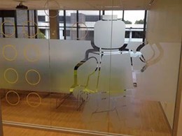 Contour cut graphics on glazing for homes and offices