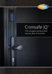 Take security to the next level with Crimsafe iQ™ 