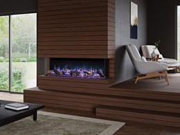 Electric fireplaces designed for aesthetics and installation flexibility