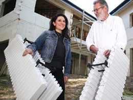 Lego-inspired building product saves on building and electricity costs