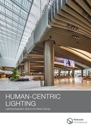Human-centric lighting: Lighting integration options for metal ceilings 