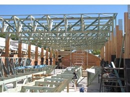 Pryda trusses ideal for covered courtyard