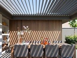 How to create a multipurpose outdoor room with an opening roof