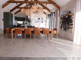 How to stain polished concrete floors