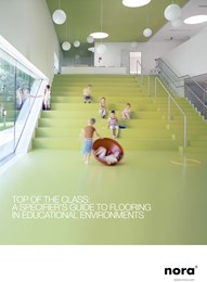 Top of the class: A specifier's guide to flooring in educational environments 