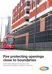 Fire protecting openings close to boundaries: Understanding National Construction Code requirements and effective methods of protection 