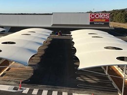 MakMax delivers custom carpark shade structures to Coles Byford
