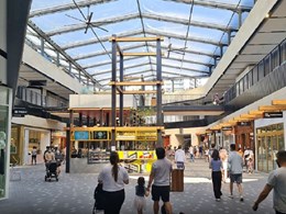 Open air skylight at Rhodes Central Sydney crowns retail and food zones