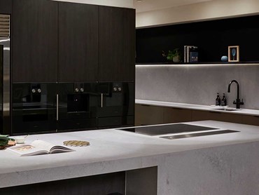 The kitchen featuring Zip HydroTap Matte Black Celsius All-In-One Arc