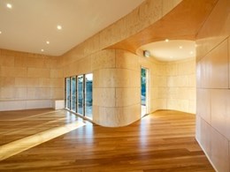Curvy capabilities of Austral Plywood add a touch of cool to school