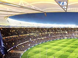 MakMax delivers distinctive roof structure at Perth Stadium
