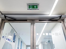 The compact and powerful ASSA ABLOY slim swing door operator