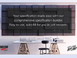Specifying in 4 steps with Décor Systems’ Specification Builder