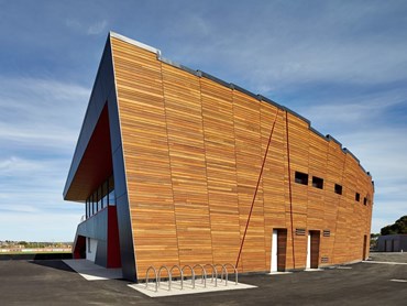 Ballarat Regional Soccer Facility by K20 Architecture. Photography by Peter Bennetts
