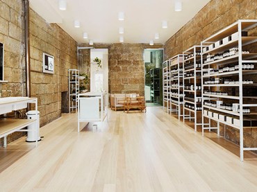 If we had to describe Aesop&rsquo;s retail store designs in three words, they would be sincerity, simplicity, and sustainability. Images: Supplied
