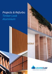 Upgrade your facade with innovative timber-look aluminium screens