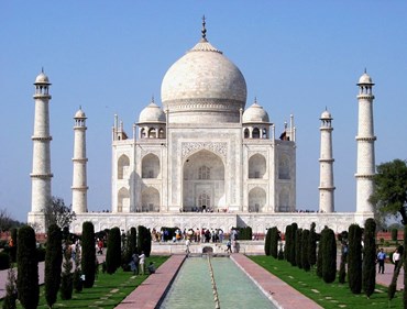 Designed by Ustad Ahmad Lahauri, the Taj Mahal is believed to have been completed in its entirety in 1653 and cost 32 million Indian rupees, which in 2015 would be valued at around 52.8 billion Indian rupees ($827 million US).