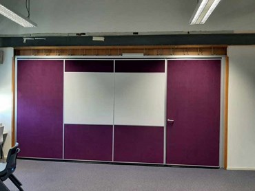 Bildspec acoustic operable wall at Rockdale Public School 