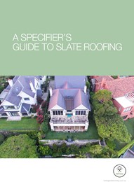 A specifier's guide to slate roofing 