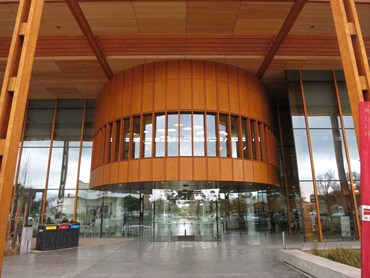 Melton Library and Learning Hub featuring Prodema facade panels