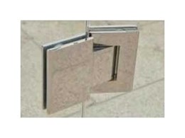 Stainless steel hydraulic hinges from Dimension One Glass Fencing