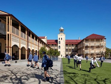 The State Heritage listed Treacy Precinct at St Joseph's Nudgee College 