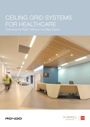 Ceiling grid systems for Healthcare: Choosing the right ceiling in the right space