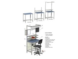 Fixed height workstation ErgoStyle 96 Series from AME System
