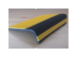 Colored anti-slip rubber stair nosing from Floorsafe International