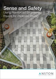 Sense and safety: Using reinforced engineered pavers for pedestal paving