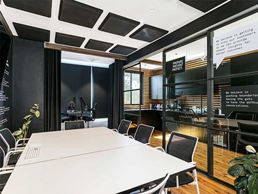 Acoustic blinds and curtains allow designers to combine visual appeal with exceptional acoustics