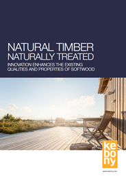 Natural timber, naturally treated