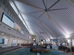Big Ass Fans for big temperature fluctuations at Darwin International Airport
