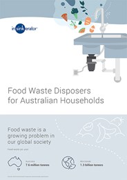 Food waste disposers for Australian households