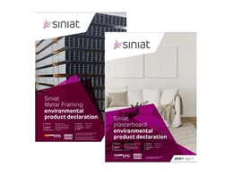 EPDs for Siniat’s metal and plasterboard products