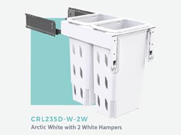 New Concelo 2 x 35L laundry bins for limited spaces and budgets