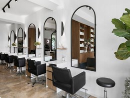 Corian® colours add modern, relaxed vibe to beauty salon facelift