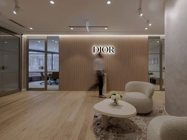 Columba timber flooring from Havwoods’ Italian Collection at the Dior HQ