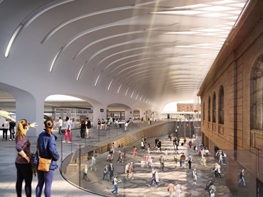 Woods Bagot and rail experts John McAslan + Partners (JMP) are the architectural partners tasked with delivering the upgrade to Central Station, a key component of the Sydney Metro City &amp; Southwest project. Image: Woods Bagot and John McAslan + Partners
