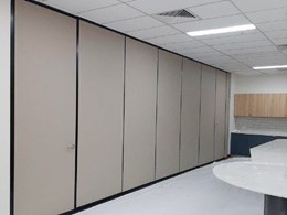 Collaborative meeting spaces created with Bildspec operable walls 