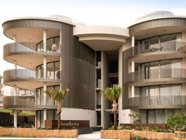 Bombora Apartments featuring curved balconies