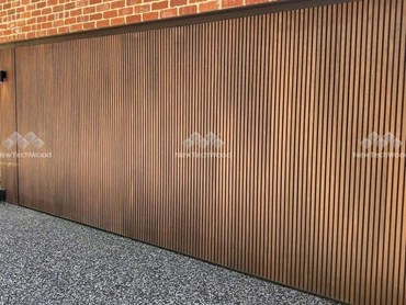 NewTechWood’s Castellation Cladding can be used both internally and externally