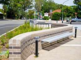 Steel balustrading and seating fabricated for Lane Cove renewal project
