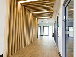 MAXI BEAM achieves cosy tunnel effect in childcare centre corridor