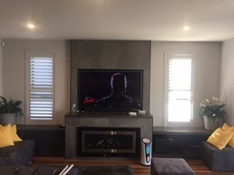 WiseWood plantation shutters installed in Sydney home for sun protection