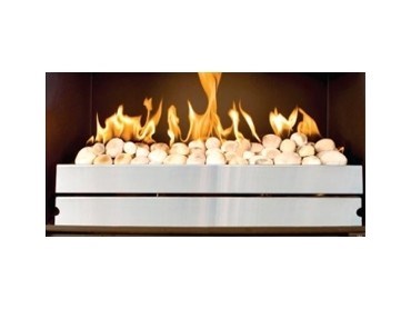 Gas Log Flame Fires - Heatmaster Open Gas Pebble Fire B900